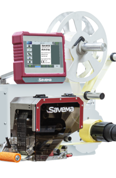 Impresora y Aplicadora de etiquetas de aplicación directa por contacto y sin contacto para paquetes de distintas alturas